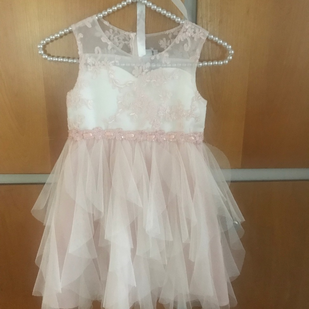 Blush Flower Girl Dress